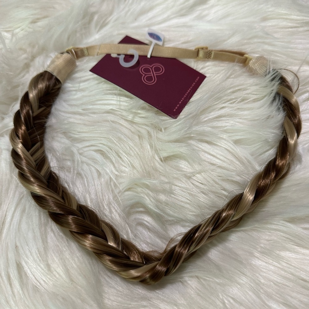 Madison Braids Braided Hair Headband NWT